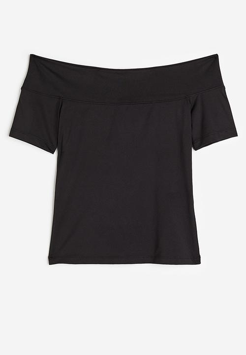 H&M - Off-the-shoulder top - black
