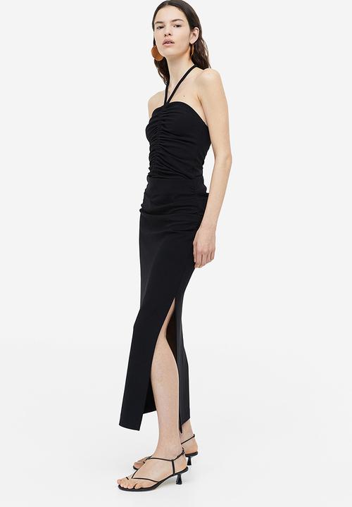 H&M - Draped skirt - black