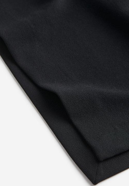 H&M - Draped skirt - black