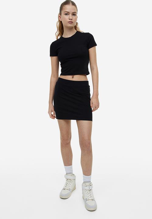 H&M - Mini skirt - black