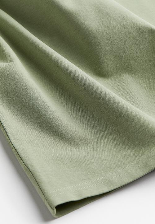 H&M - Mini skirt - light khaki green