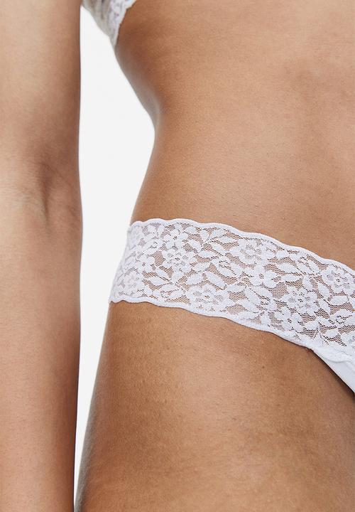 H&M - 3-Pack lace thong briefs - multi 