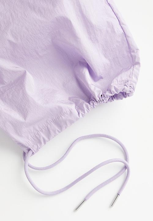 H&M - Nylon parachute trousers - light purple