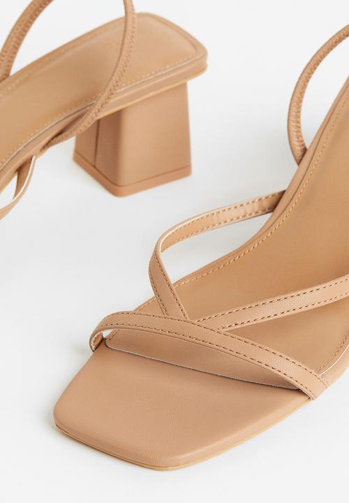 H&M - Heeled sandals - dark beige