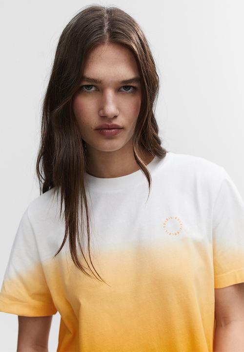 MANGO - T-shirt soleil-h - orange