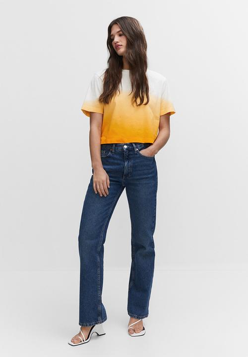 MANGO - T-shirt soleil-h - orange
