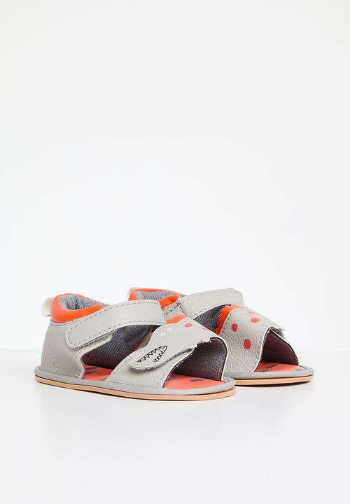 Pop Candy - Baby open toe sandals - grey