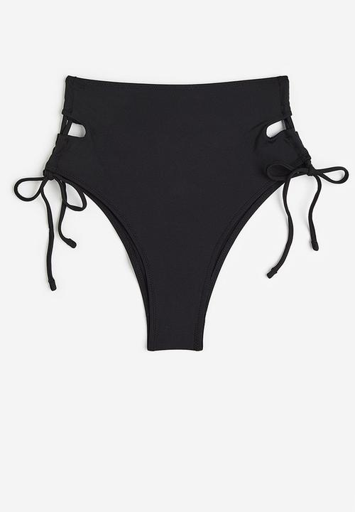 H&M - Brazilian bikini bottoms - black
