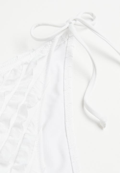 H&M - Tie tanga bikini bottoms - white
