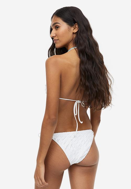H&M - Tie tanga bikini bottoms - white