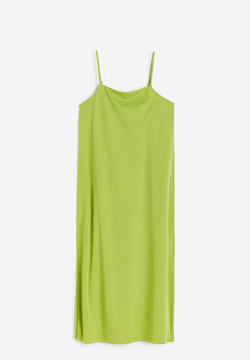 H&M - Jersey slip dress - olive green