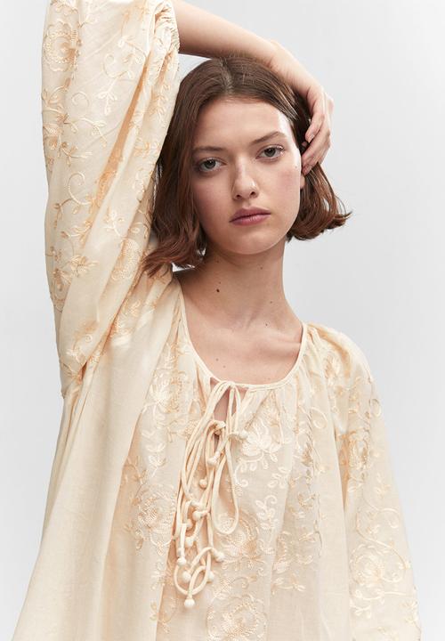 MANGO - Dress icaria - light beige