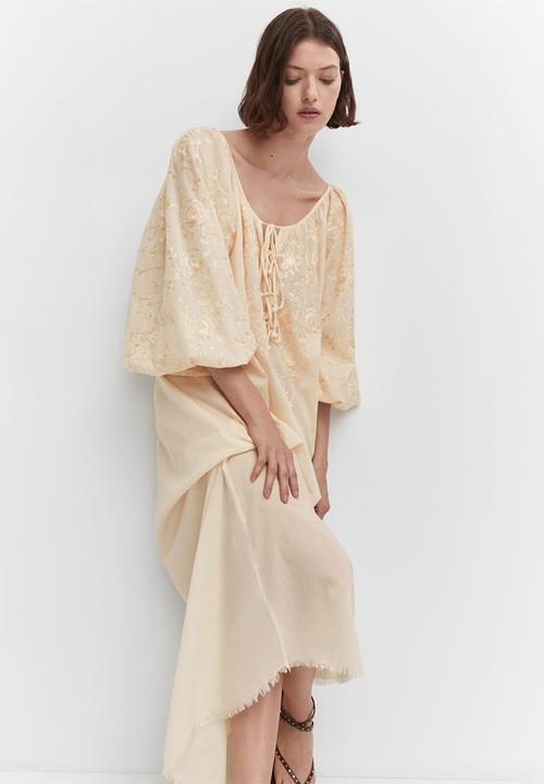 MANGO - Dress icaria - light beige