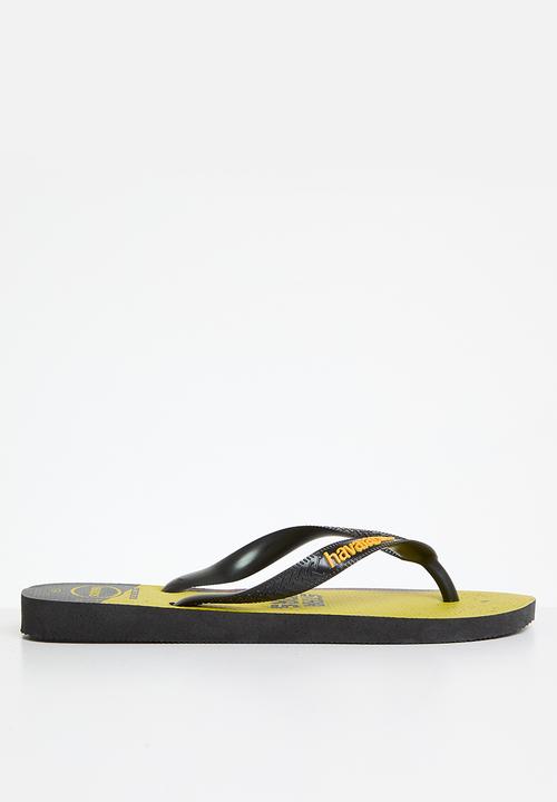 Havaianas - Star wars - black & pop yellow