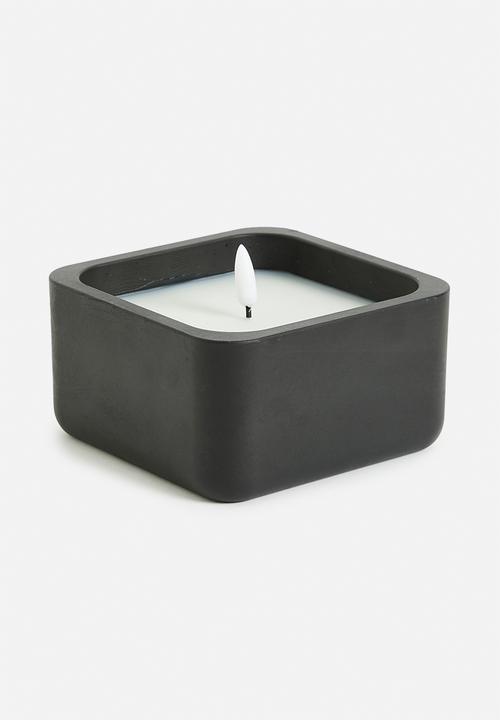 H&S - LED  swaurecandles - Charcoal