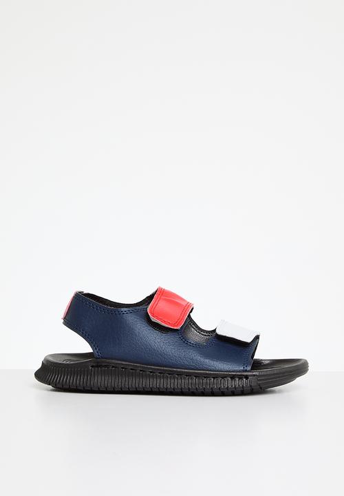Pop Candy - Open toe sandals - white & red 
