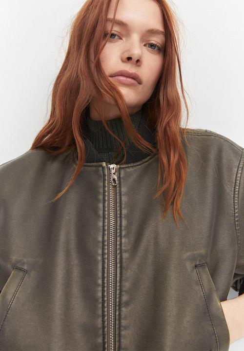 MANGO - Jacket fantasia - brown