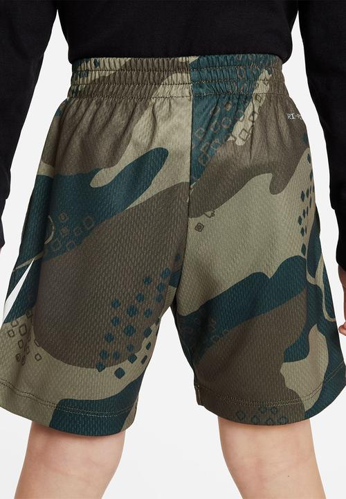 Nike - Nike dri-fit camo shorts - neutral olive