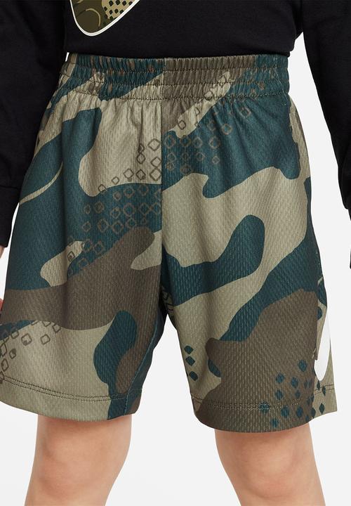 Nike - Nike dri-fit camo shorts - neutral olive