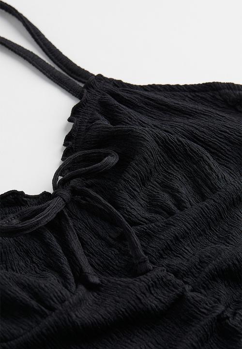 H&M - Draped dress - black