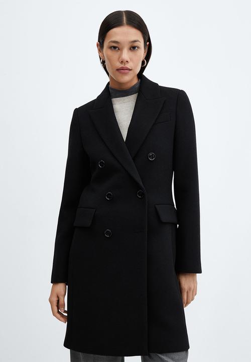 MANGO - Coat dali - black