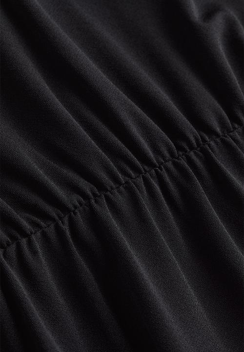 H&M - V-neck dress - black