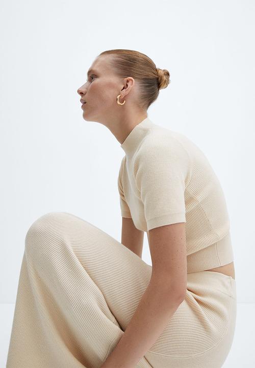 MANGO - Sweater presley - light beige