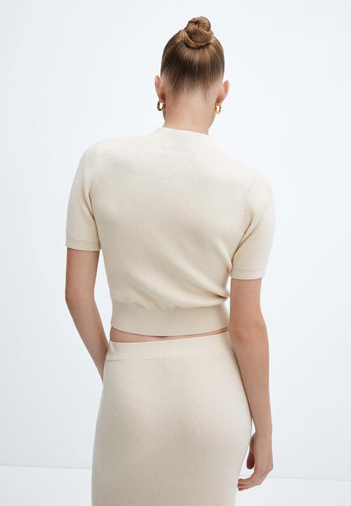 MANGO - Sweater presley - light beige