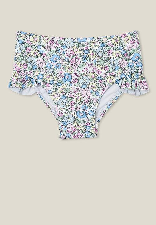 Cotton On - Pippa ruffle bikini bottom - middleton floral