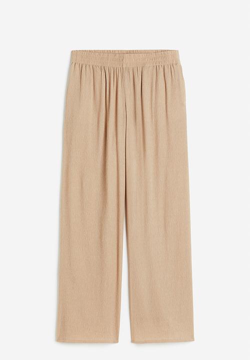 H&M - Crêpe pull-on trousers - beige