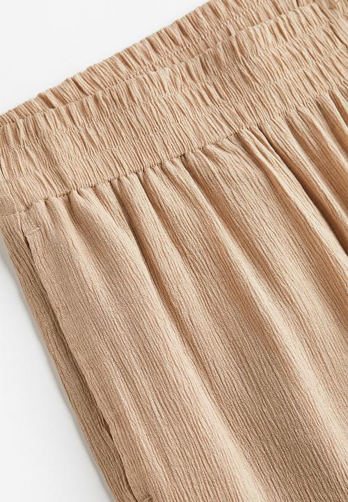 H&M - Crêpe pull-on trousers - beige