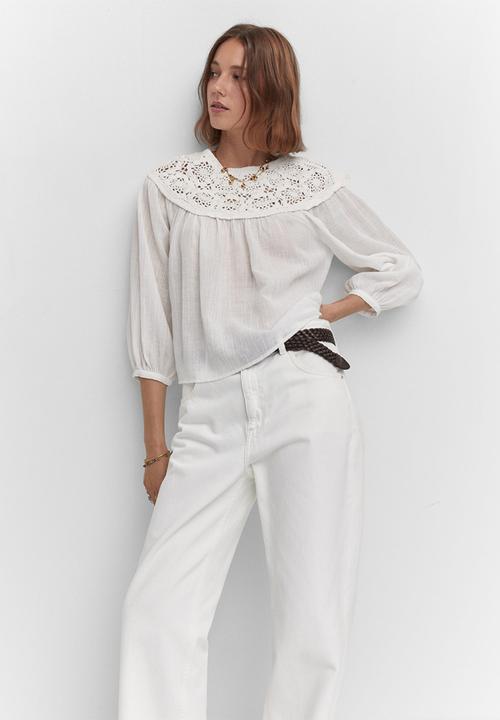 MANGO - Blouse blair - white
