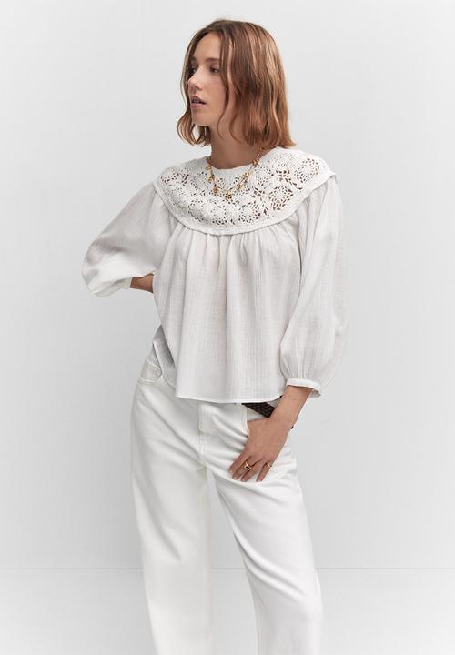 MANGO - Blouse blair - white