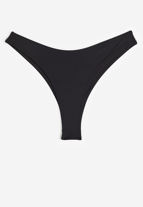 H&M - Brazilian bikini bottoms - black