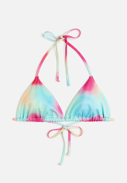 H&M - Triangle bikini top - pink