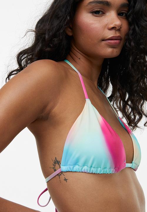 H&M - Triangle bikini top - pink
