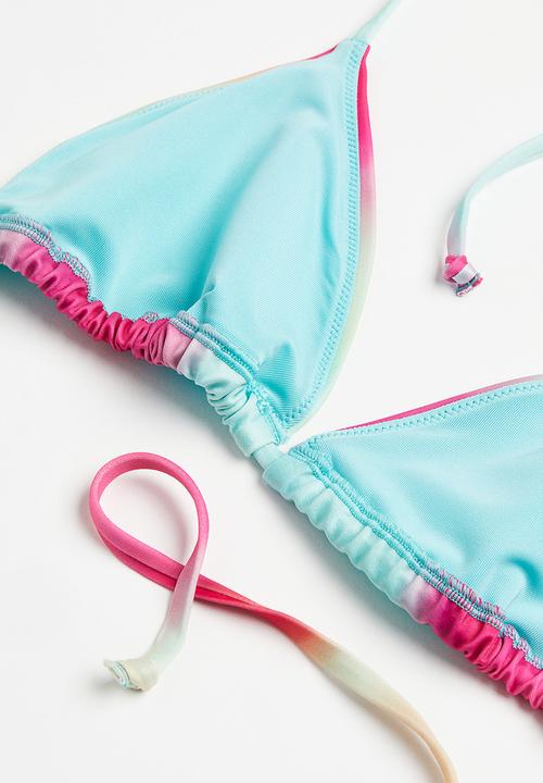 H&M - Triangle bikini top - pink