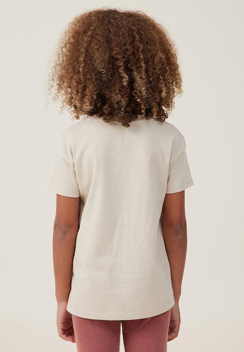 Cotton On - Poppy short sleeve print tee - rainy day/papillon butterfly