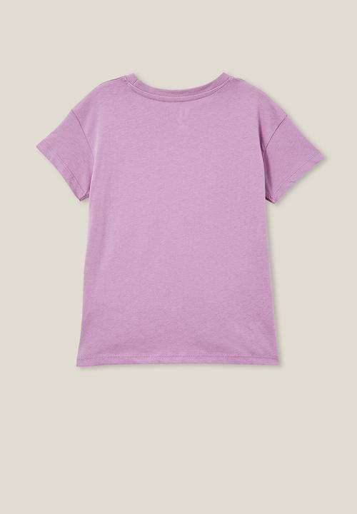 Cotton On - Poppy short sleeve print tee - lavender dreams/flower child