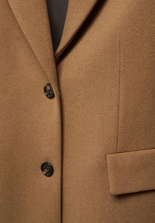 MANGO - Coat khalo - medium brown
