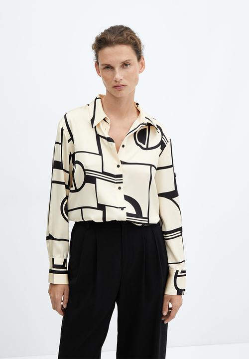 MANGO - Shirt ivanka - black