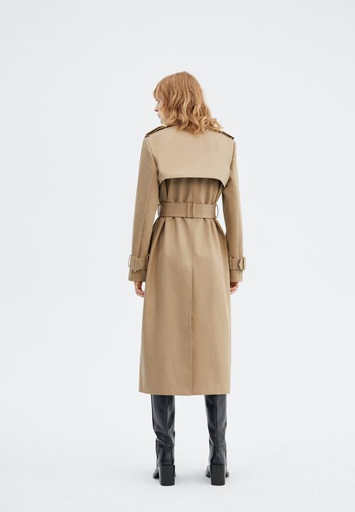 MANGO - Trench coat storm - light beige