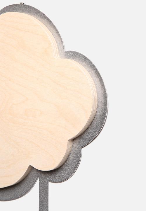 TinTown - Silver Lining Hook – Silver & Wood