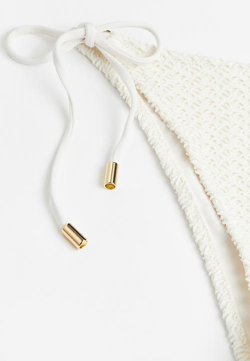 H&M - Tie tanga bikini bottoms - white
