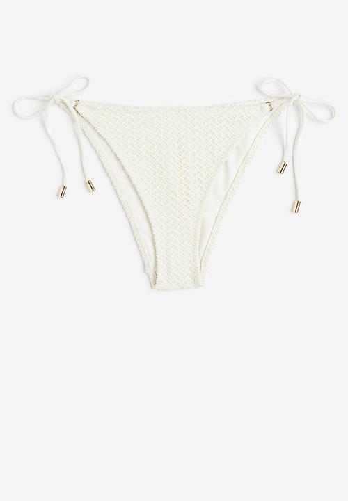 H&M - Tie tanga bikini bottoms - white