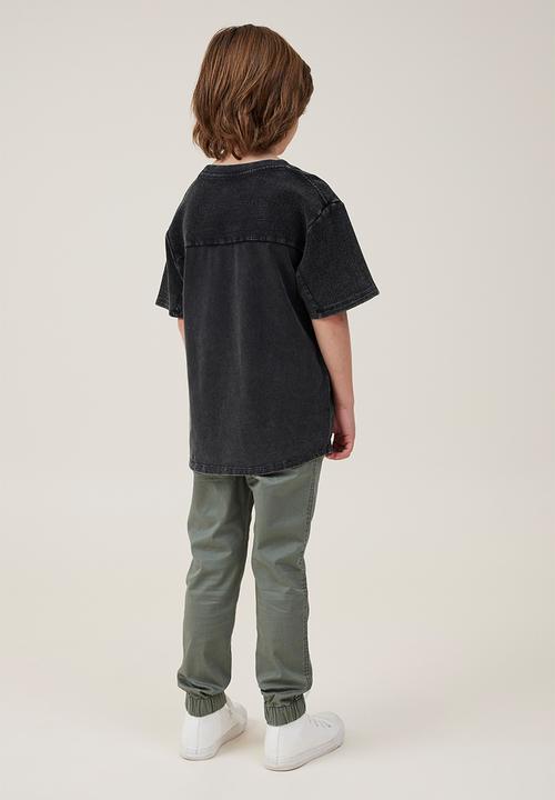 Cotton On - Will cuffed chino pant - swag green