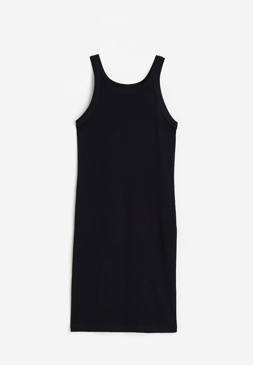 H&M - Ribbed dress - black