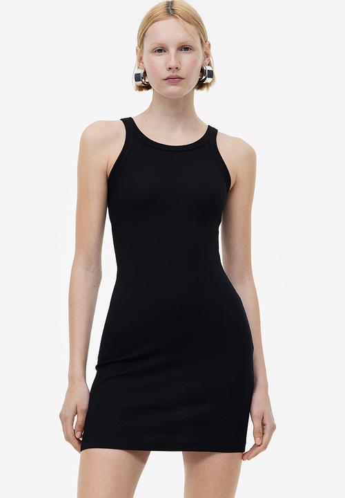 H&M - Ribbed dress - black