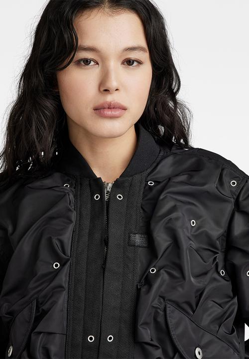 G-STAR - Cropped Party Bomber women - dk black