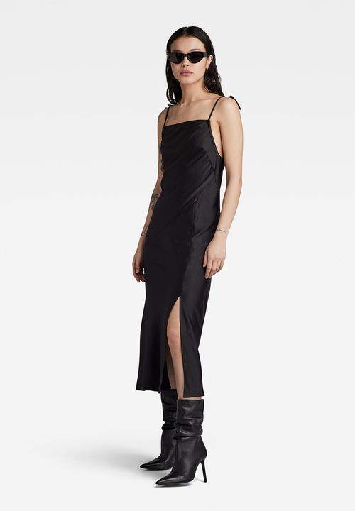 G-STAR - Slip dress s\less wmn - dk black